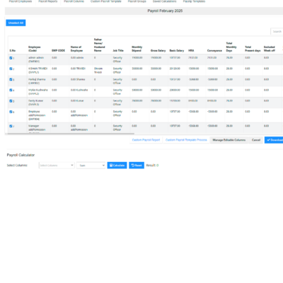 Payroll Reports